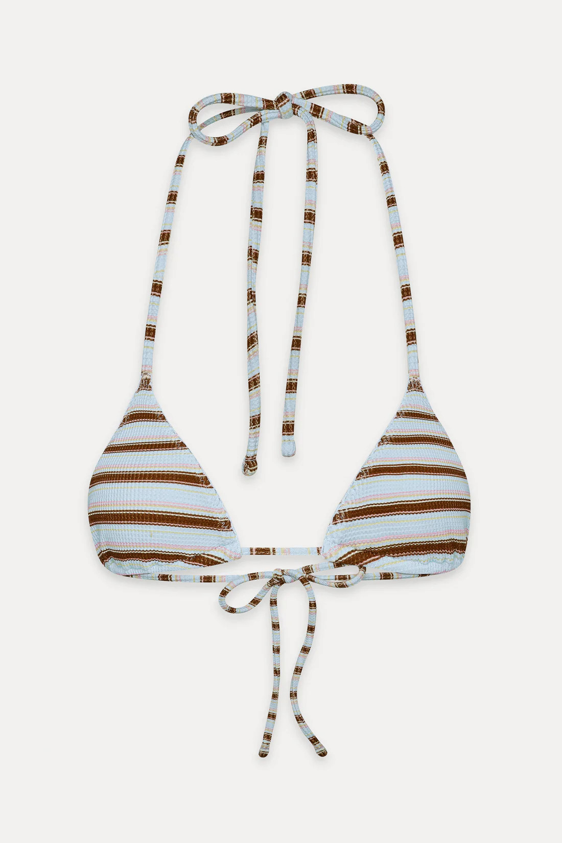 Nick Triangle Striped Bikini Top - Verona Stripe | Frankies Bikinis