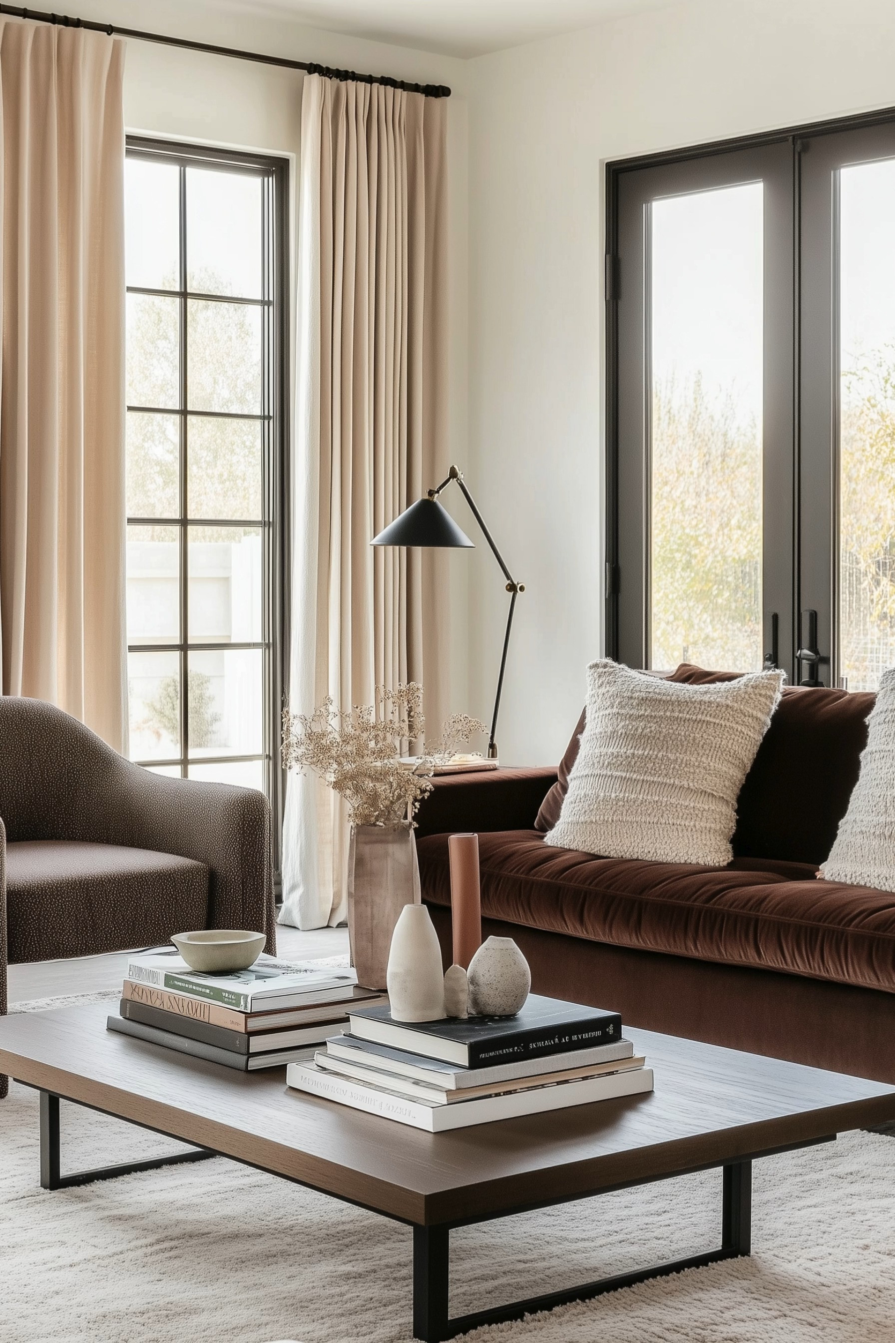 This living room exudes modern elegance with its neutral palette and contemporary furnishings. The space features a plush, curated look with a mix of textures, including soft cushions and sleek metal accents. The natural lighting enhances the warm tones, creating an inviting atmosphere perfect for relaxation or entertaining guests. The layout is clean and minimal, showcasing a chic coffee table adorned with artfully arranged decor and books, adding character to the room. The overall aesthetic is a harmonious blend of comfort and style, exemplifying the best of neutral home styling. 🖤 If you want to see more content like this, FOLLOW maeveandmodern on LTK, Instagram, and Pinterest! Check out our blog where we post daily, maeveandmodern.com! | neutral living room | organic modern decor | cozy interiors | minimalist design | contemporary home style | chic coffee table | plush cushions | modern elegance | warm tones | natural lighting | neutral palette | stylish furnishings | inviting atmosphere | sleek metal accents | curated look | artful decor | modern farmhouse | elegant home styling | cozy comfort | interior inspiration   

 

#LTKHome #LTKSaleAlert #LTKFindsUnder100 #LTKSeasonal #LTKHome #LTKSaleAlert