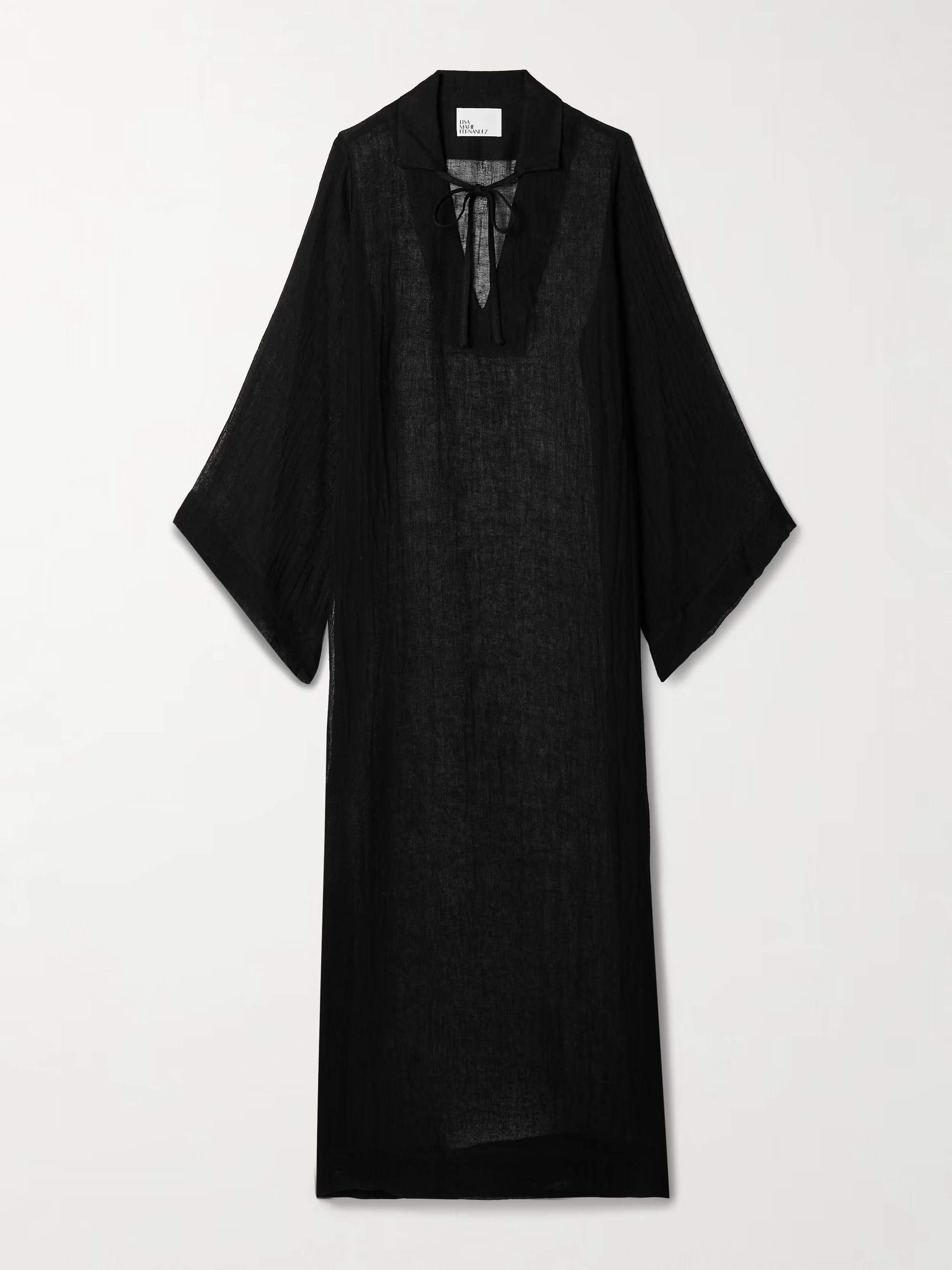 Linen-blend gauze kaftan | NET-A-PORTER (US)