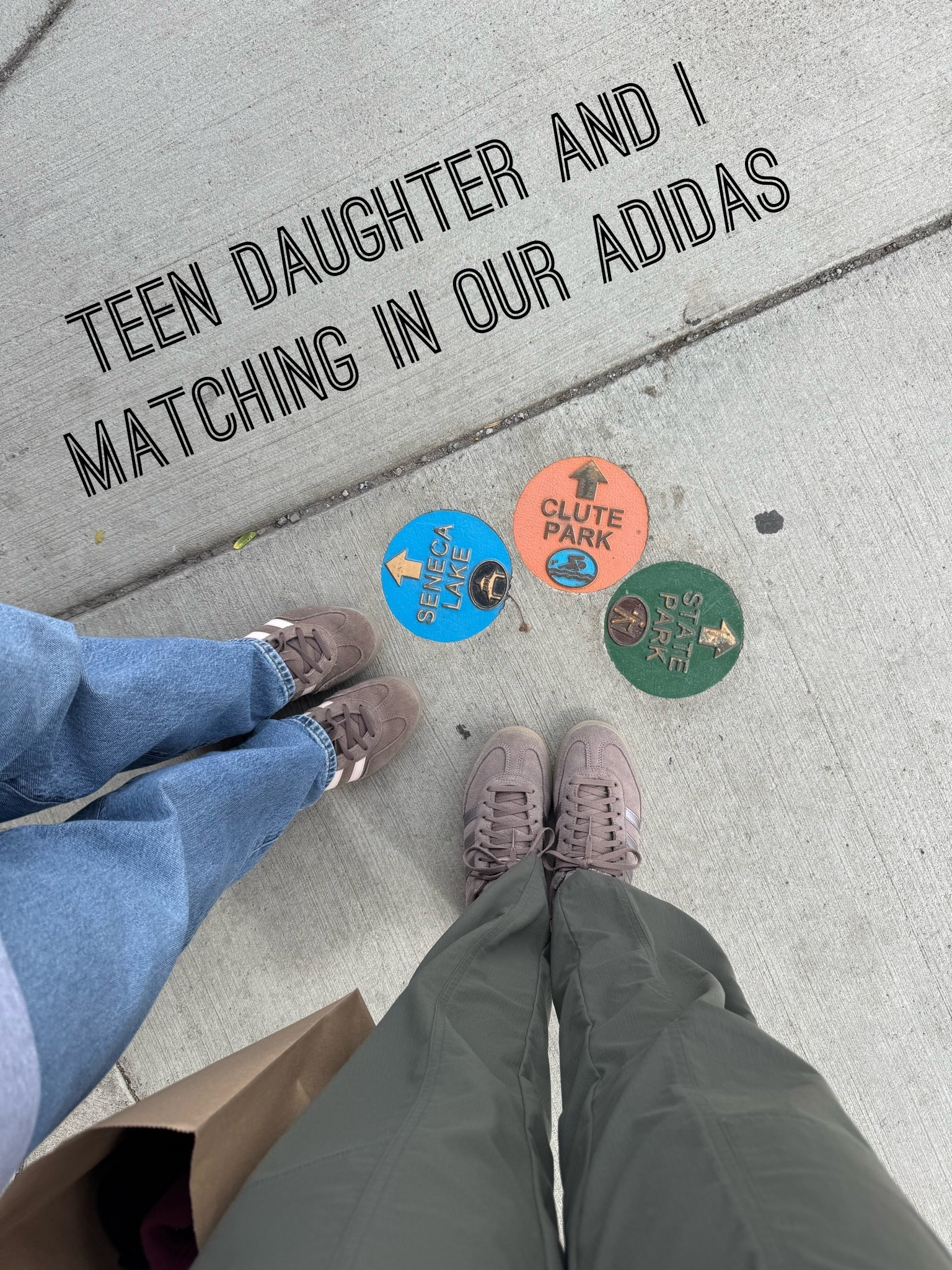 Road tripping and my teen daughter and I matching in our fall Adidas.

#LTKdayinmylife #LTKmomlife #LTKSeasonal