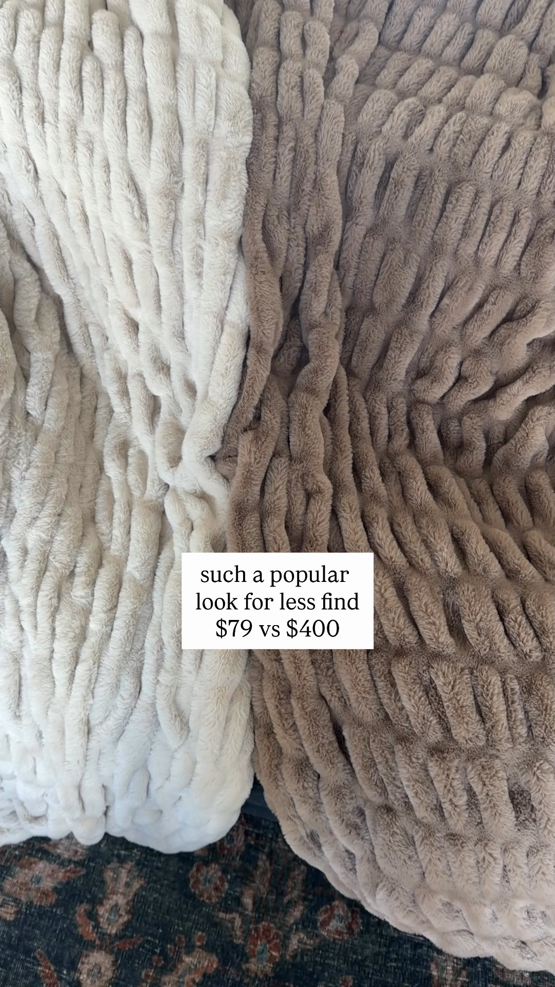 Viral blanket dupe

#LTKmomlife #LTKU #LTKHome