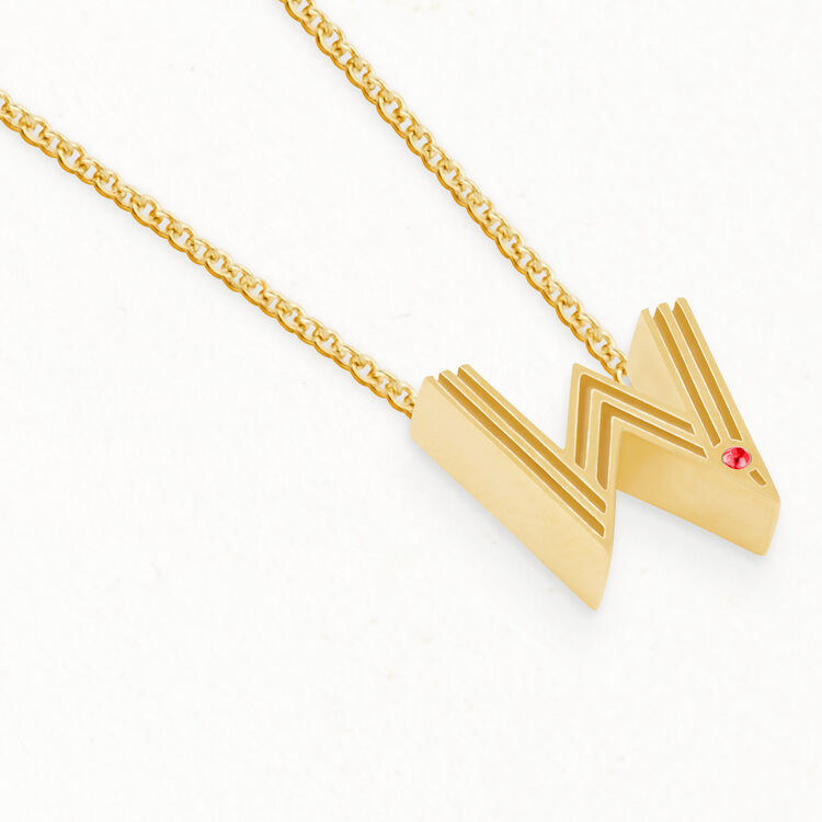 WINITIALE Necklace with initial pendant | Maje (US)