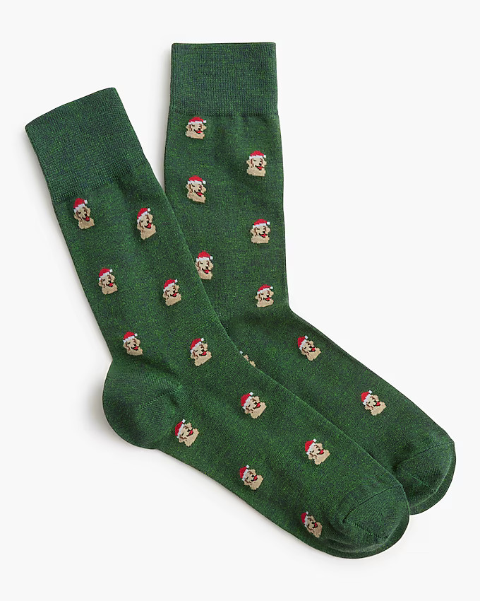 Holiday dog socks | J.Crew Factory