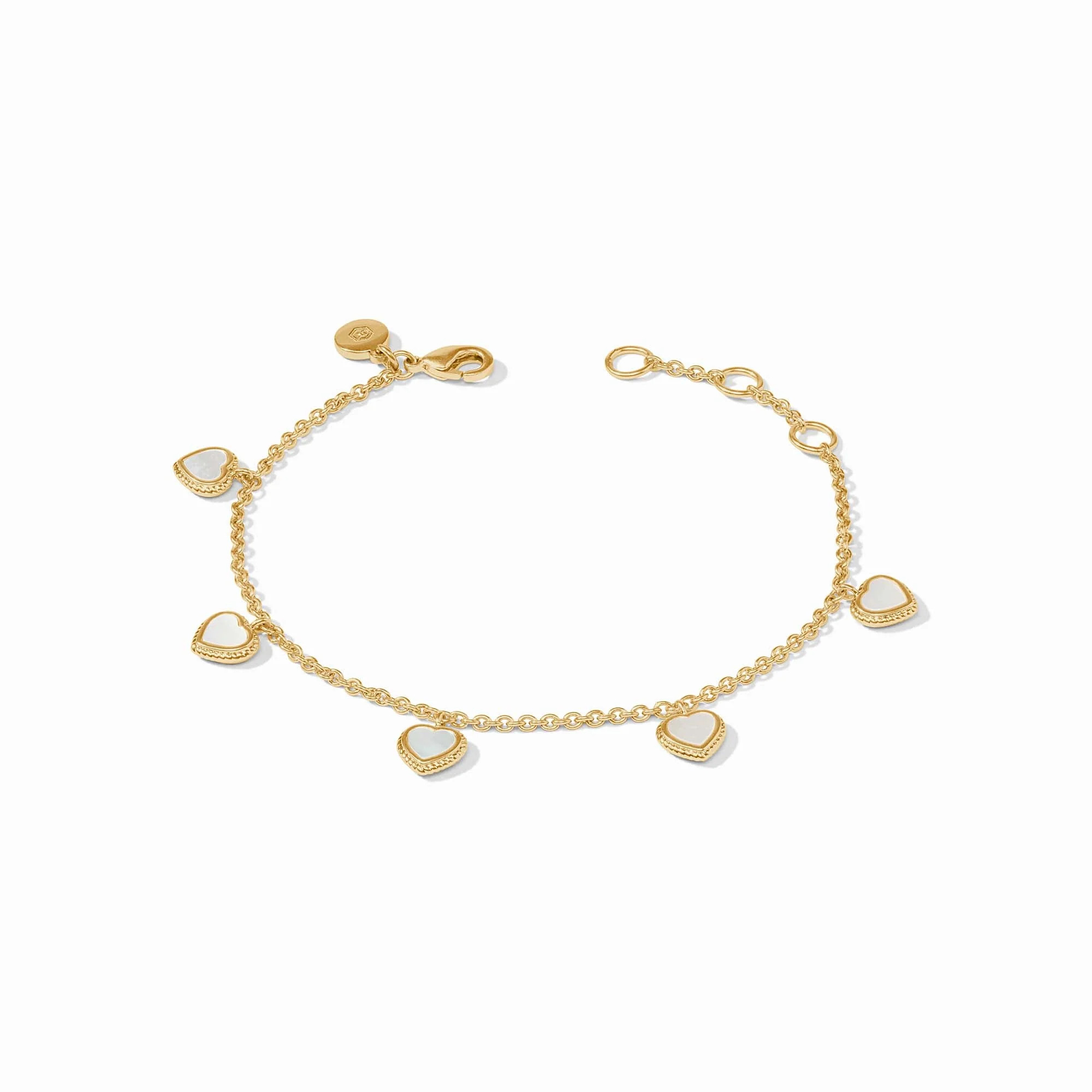 Heart Delicate Charm Bracelet | Julie Vos