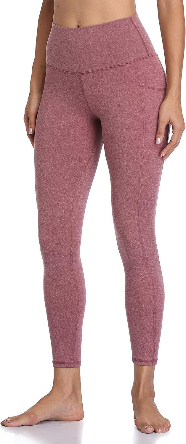 Colorfulkoala Women's High Waisted Yoga Pants 7/8 Length Leggings with Pockets | Amazon (US)