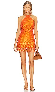 Significant Other Nira Mini Dress in Tangelo from Revolve.com | Revolve Clothing (Global)