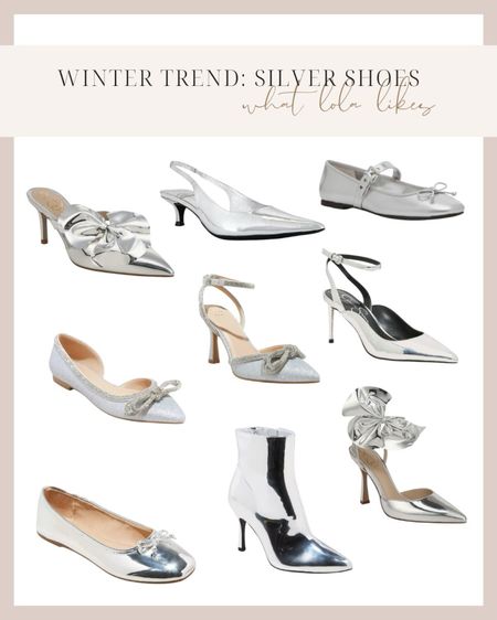 The holiday festivities may be over, but silver shoes are still really trendy for this winter!

#LTKstyletip #LTKSeasonal #LTKshoecrush