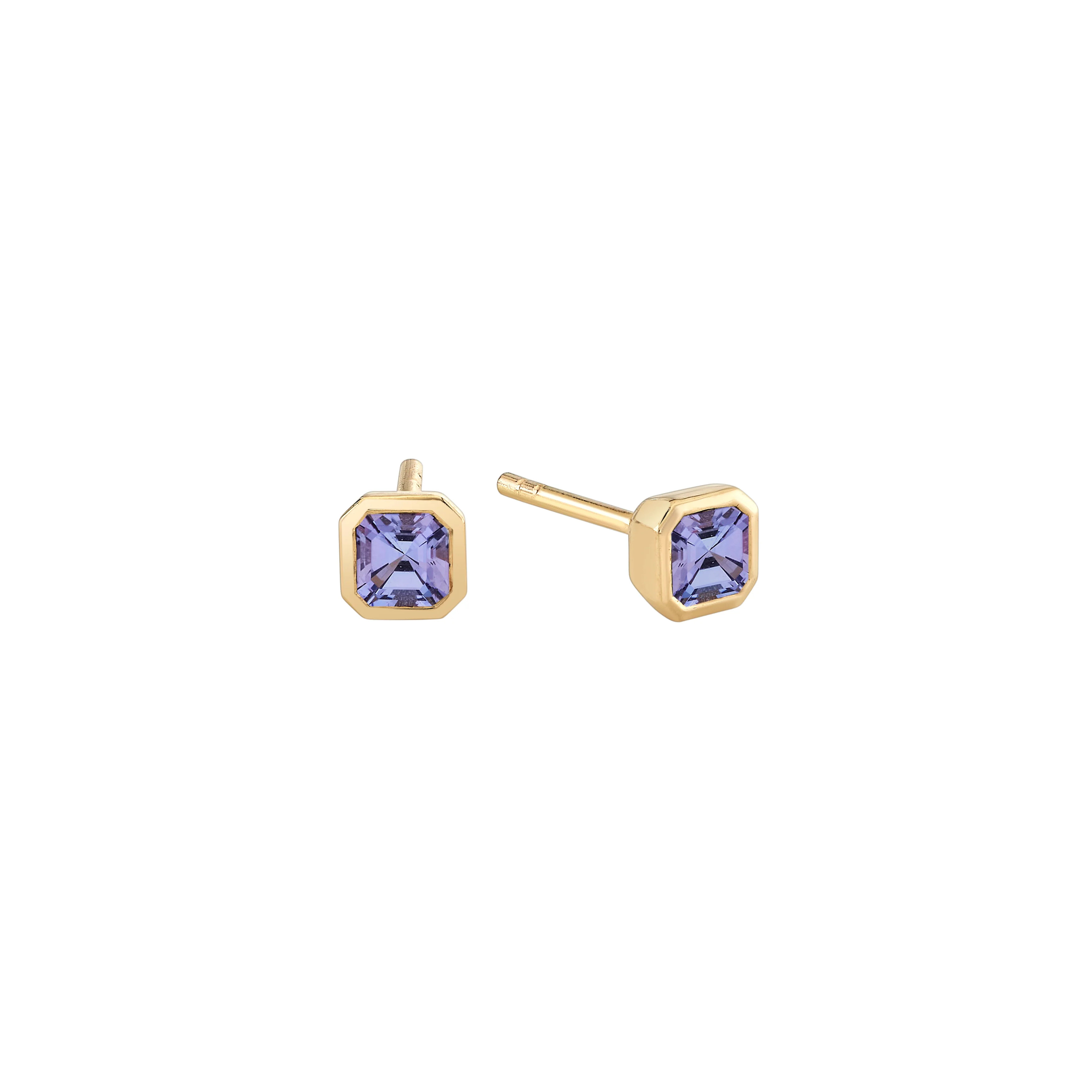 Petite Iris Asscher Studs | Ariel Gordon Jewelry