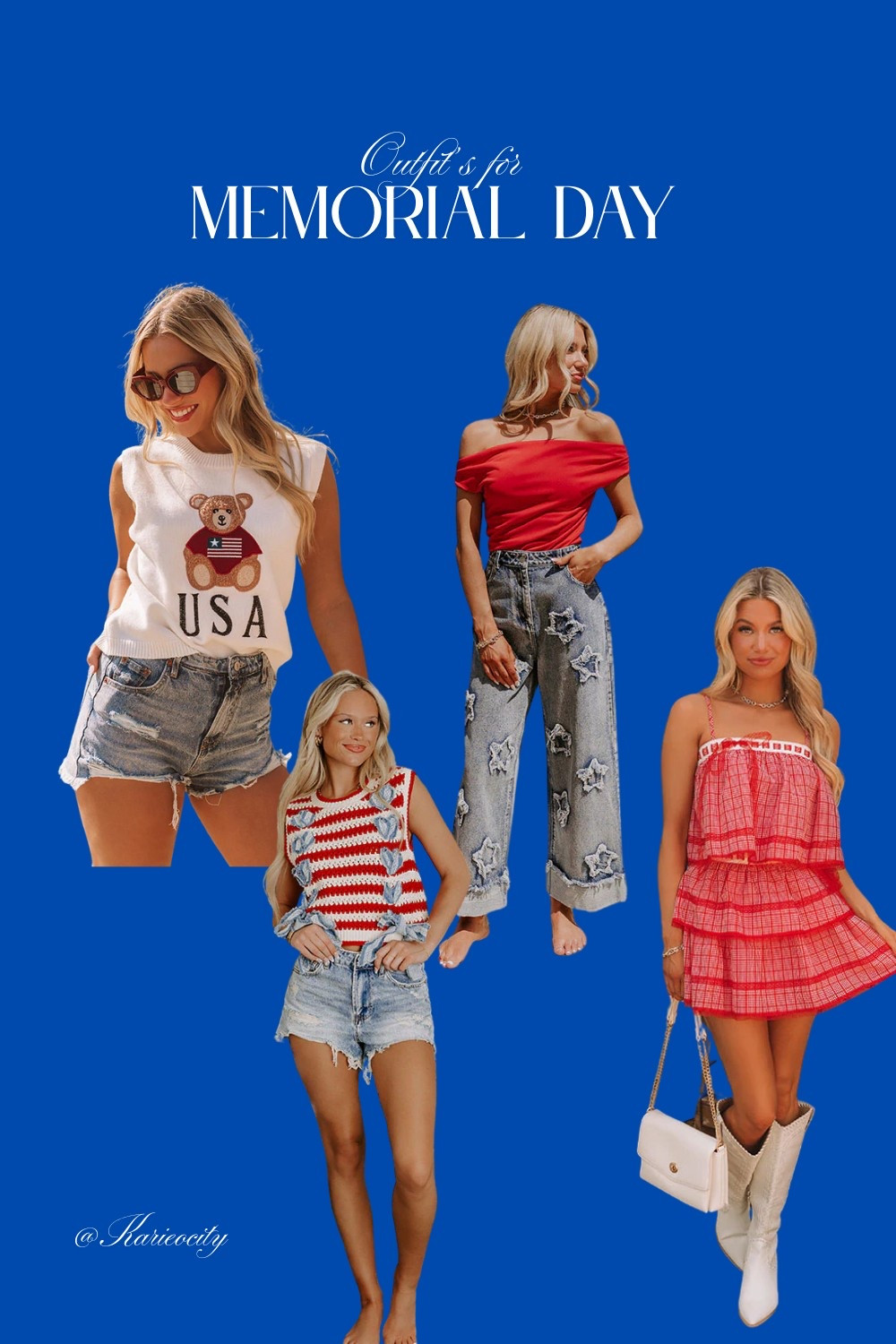 Memorial Day Outfits ♥️🤍💙

Memorial Day// Memorial Day Outfits// 4th of July Outfits// Outfits for the 4th of July

#LTKStyleTip #LTKFindsUnder100