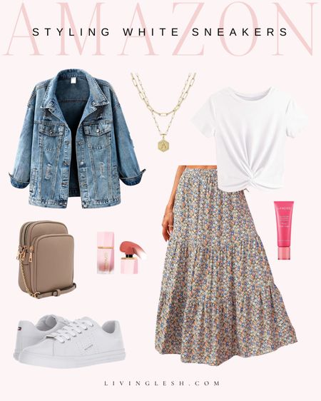 Amazon finds | Amazon fashion | White sneakers | Denim jacket | Maxi skirt | Crossbody bag | Spring outfit | Summer outfit | Casual style | Street style

#LTKShoeCrush #LTKStyleTip #LTKFindsUnder50