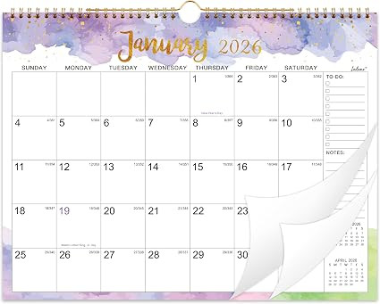 2026 Calendar - 2026 Wall Calendar, 15" x 11.5", January 2026 - December 2026, Wall Calendar with... | Amazon (US)
