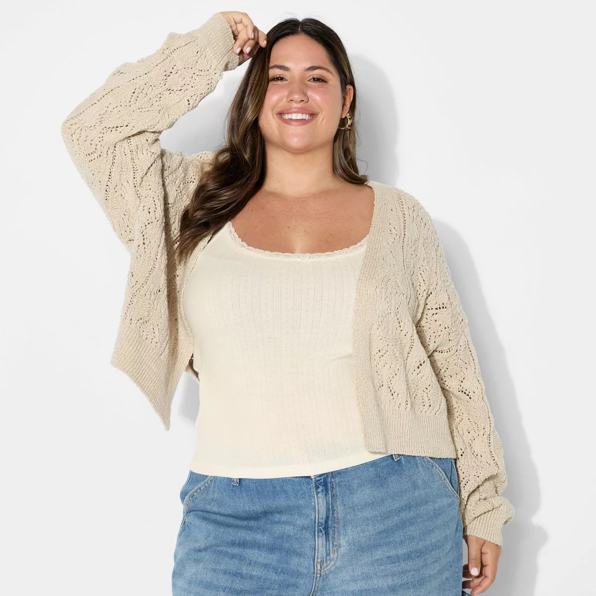 Women's Tank Top - Wild Fable™ Cream XXL | Target