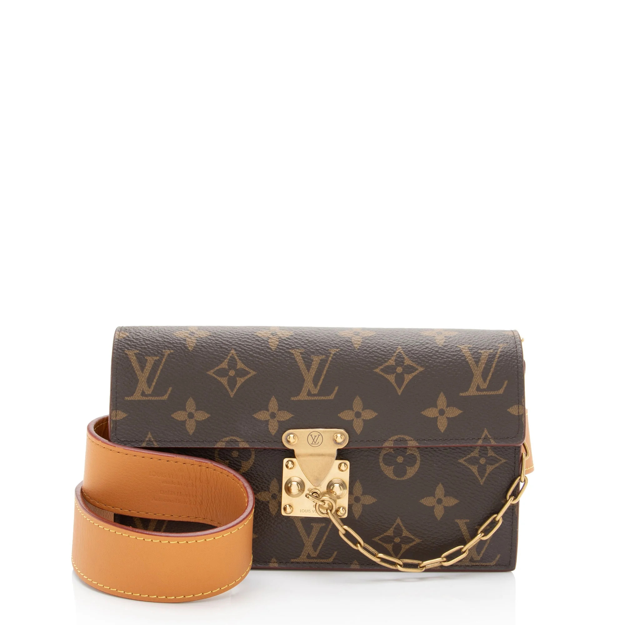 Pre-Owned Louis Vuitton Monogram Canvas S Lock Belt Bag - Walmart.com | Walmart (US)