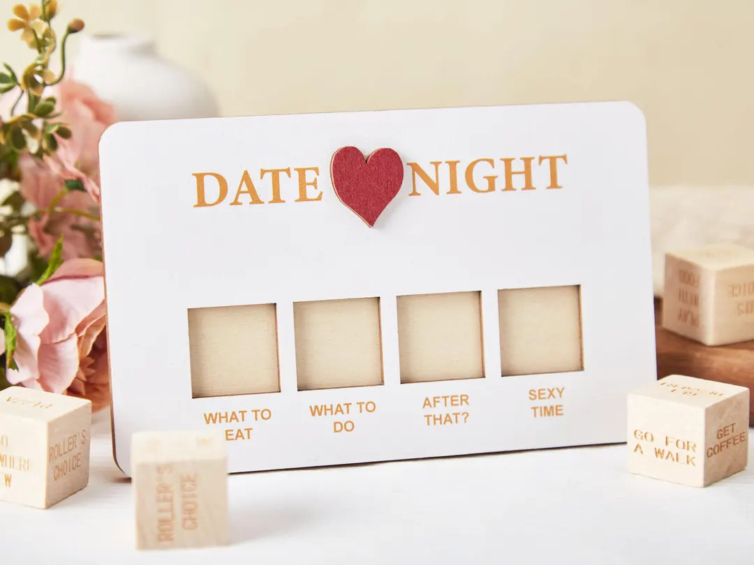 Date Night Dice,date Night Dice Game,couples Dinner Idea Dice,valentines Day Gifts for Him,date N... | Etsy (US)