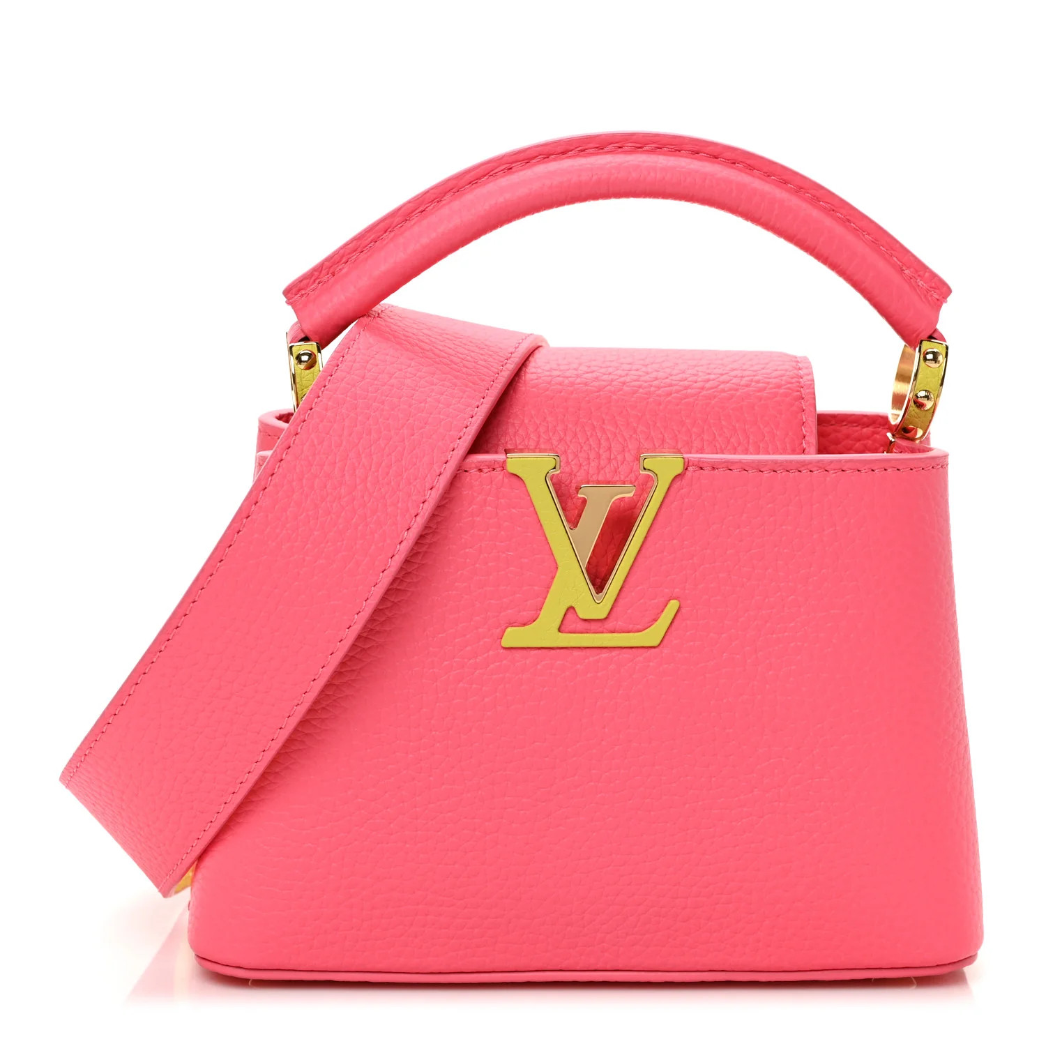 Louis Vuitton: All/Bags/Shoulder Bags/LOUIS VUITTON Taurillon Capucines Mini Dragon Fruit Pink Ce... | FASHIONPHILE (US)