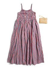 Plaid Dress With Wristlet | TJ Maxx
