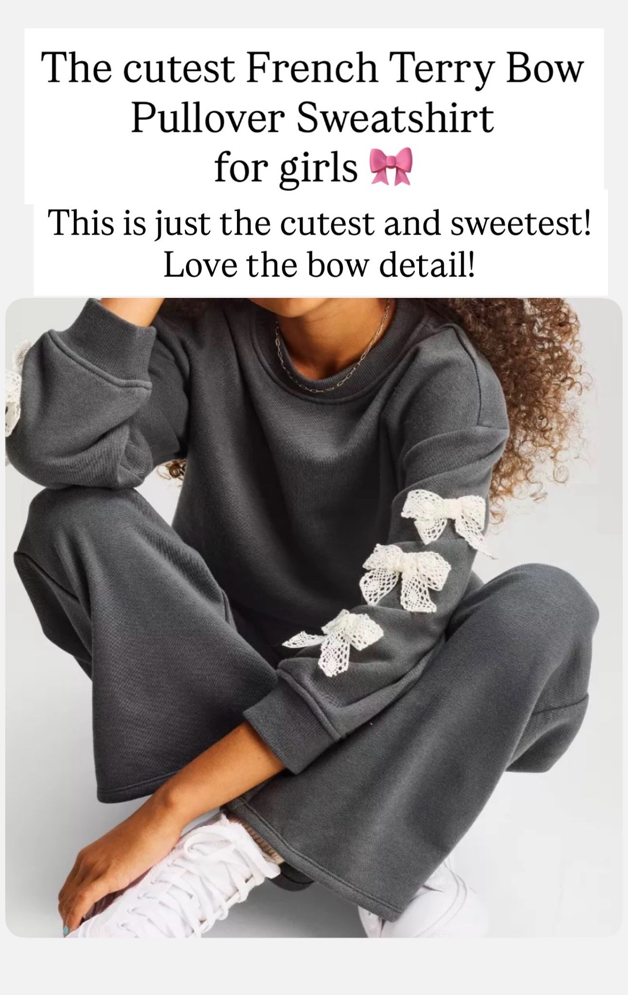Sweatshirt for girls, it’s so cute!

#LTKKids