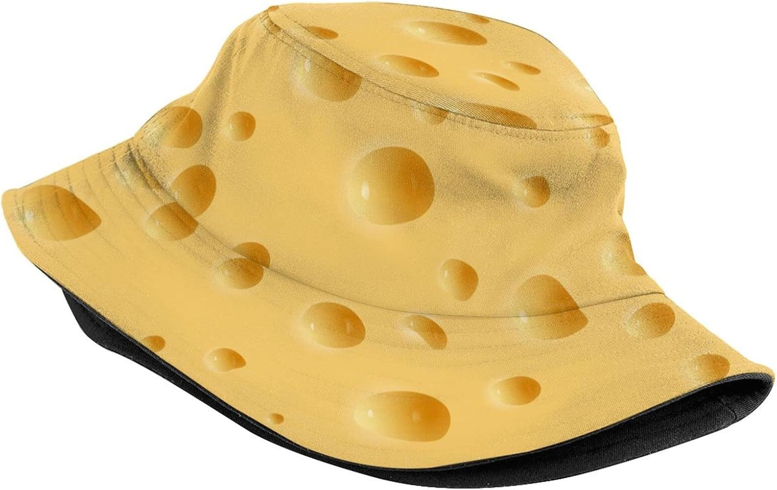 Cheese Funny Bucket Hats Sun Cap Summer Packable Travel Fisherman Hat for Men and Women Black, On... | Amazon (US)