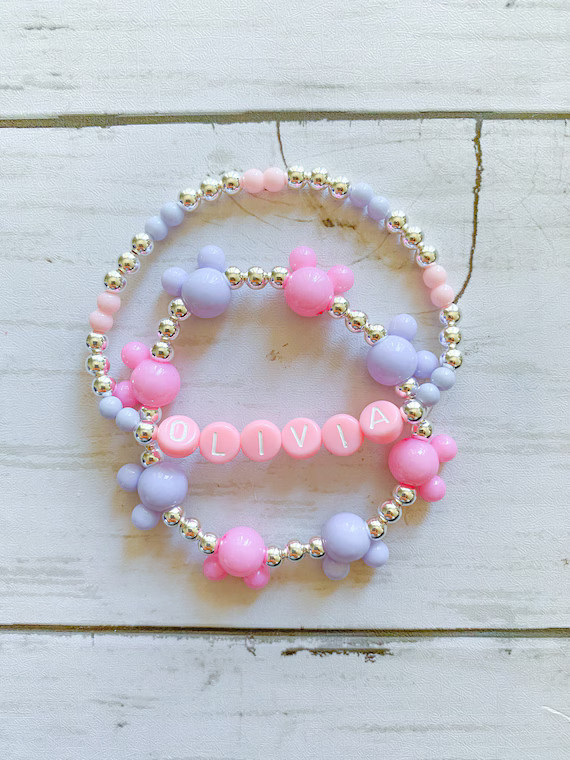 Mickey Two Bracelet Stack | Etsy (US)