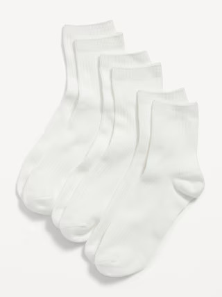 Quarter Crew Socks 3-Pack for Women | Old Navy (US)