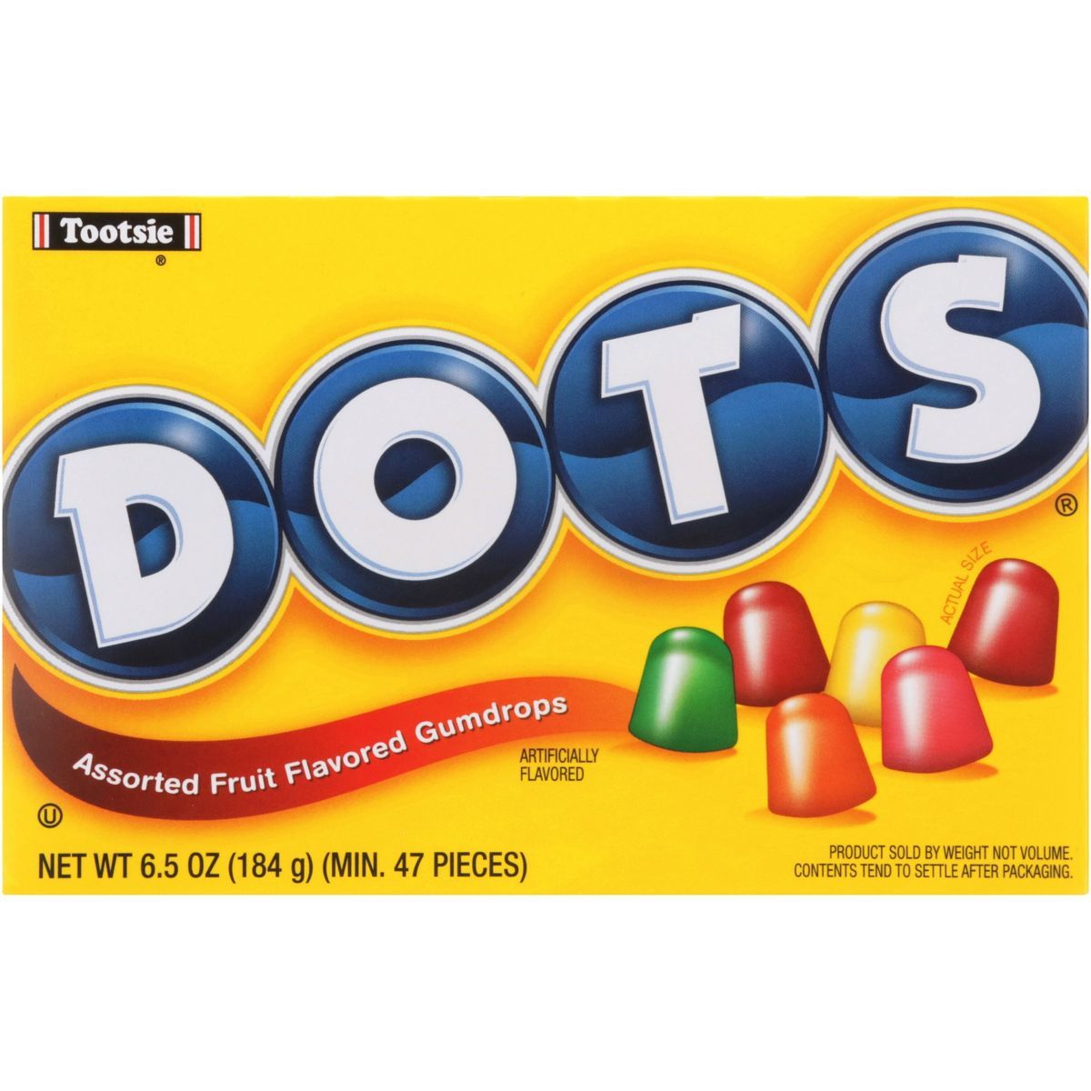 Dots Assorted Fruit Flavored Gumdrops - 6.5oz | Target
