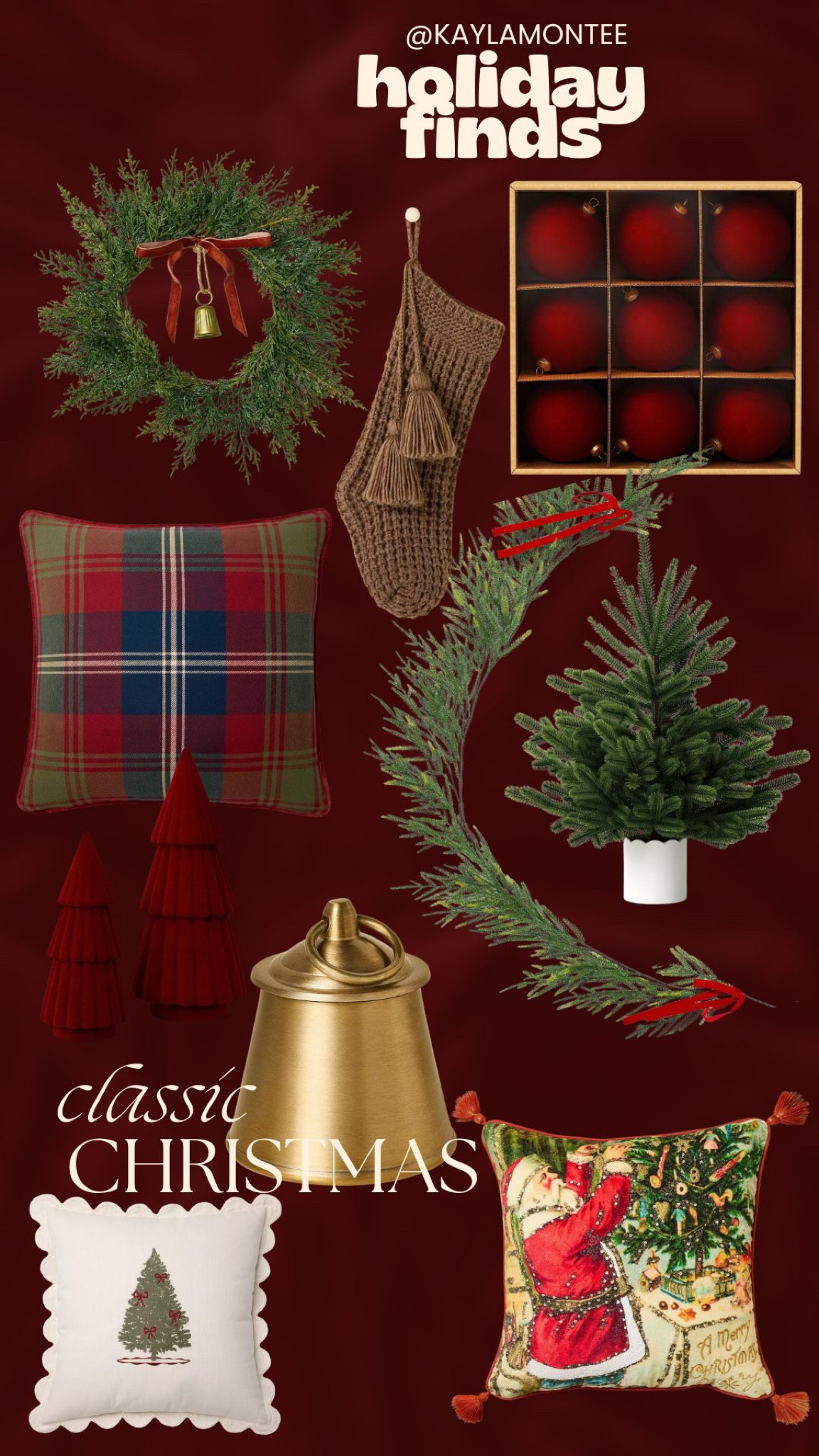 #holiday #christmasdecor #christmas #plaid #classicchristmas #cedar 

#LTKhome #LTKSeasonal