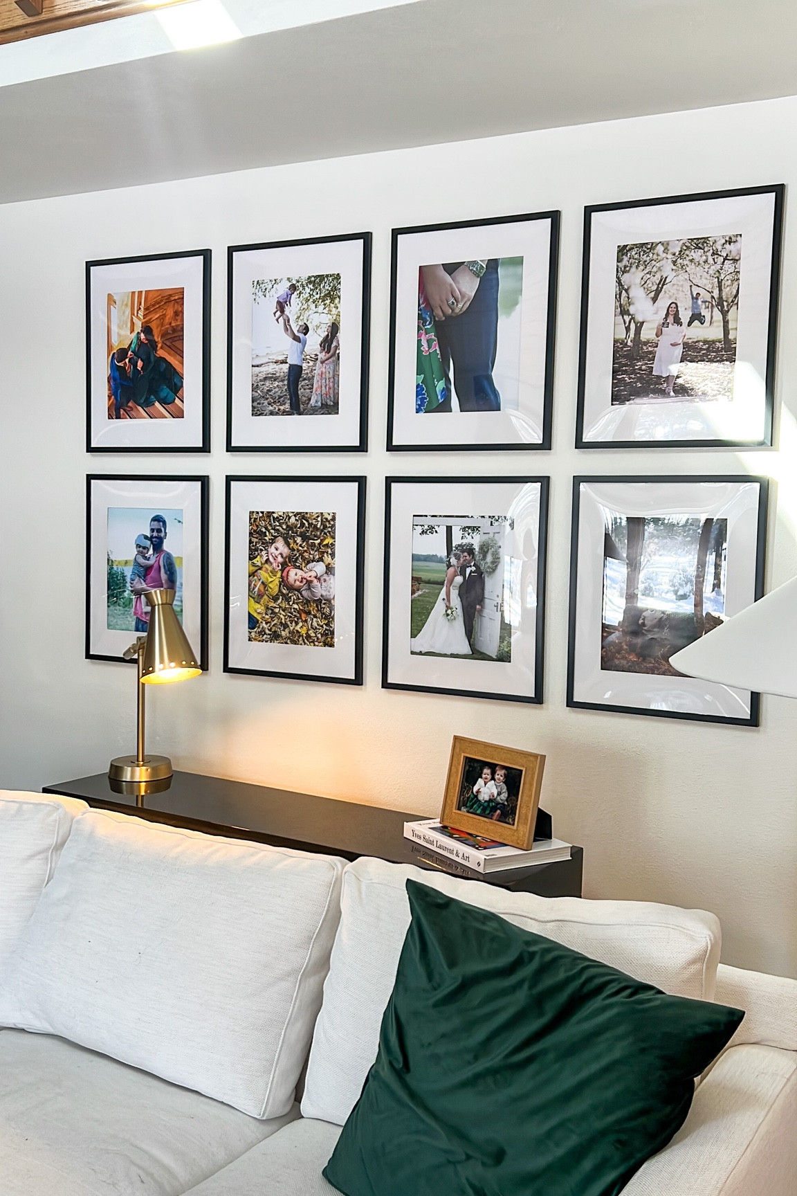 Welcome to our family gallery wall. Some of our favorite memories. Theses frames are 16x20 and a 2 pack is less then $30. 

#LTKFind #LTKhome #LTKfamily