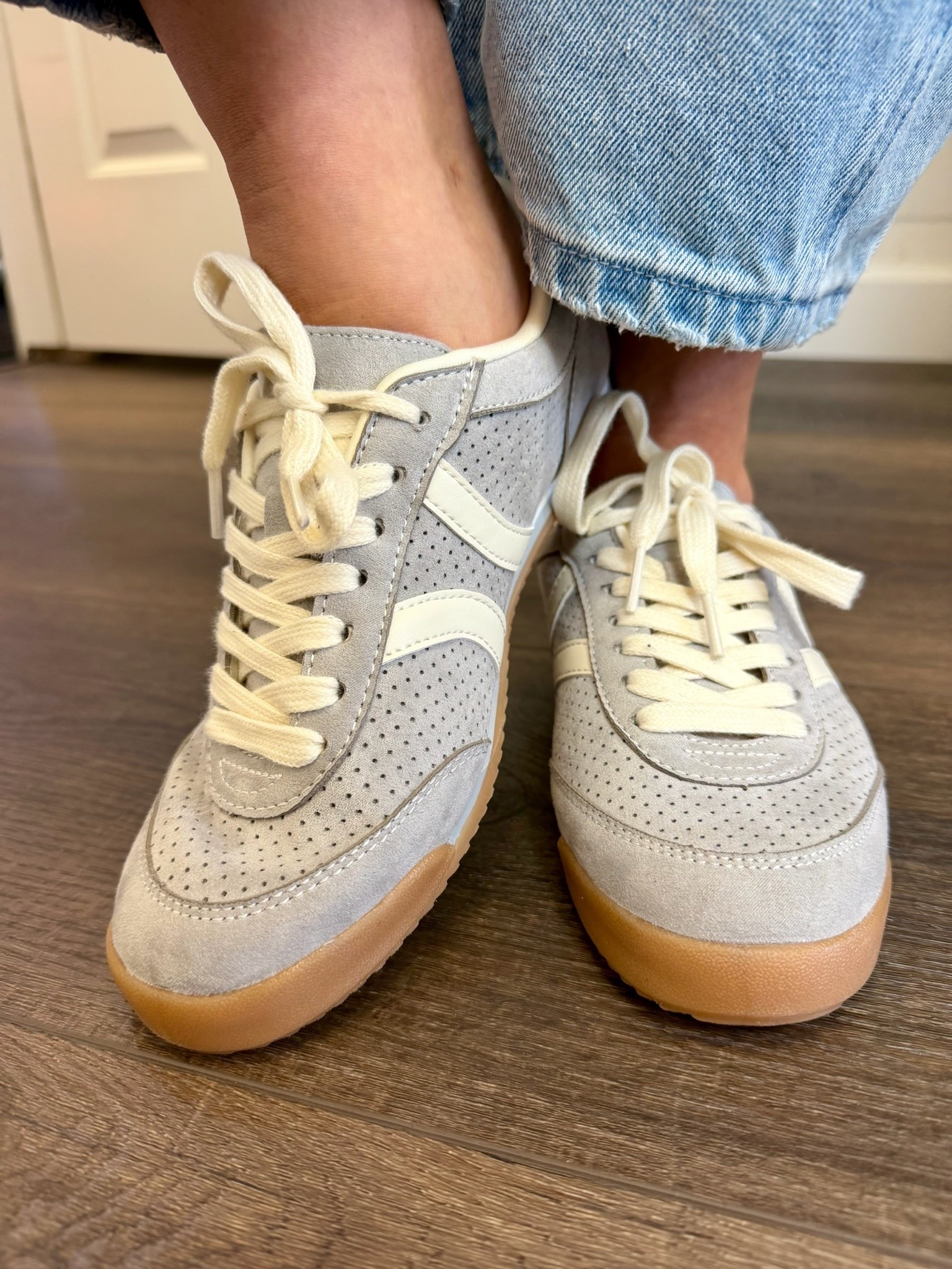 Comfiest grey sneakers from Walmart 🩶

#LTKOver40 #LTKootd #LTKTall