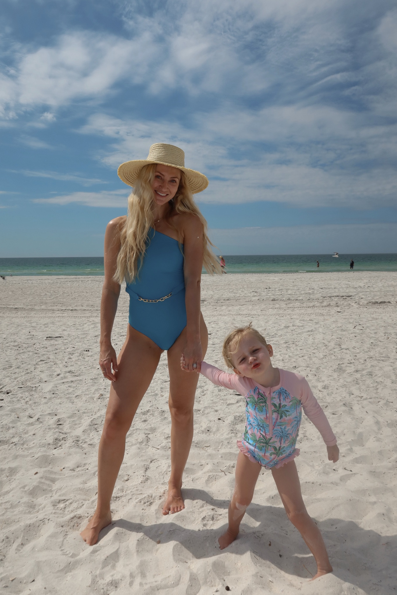 Beach day with my girl! Love these one piece suits. 

#LTKTravel #LTKSwim #LTKKids