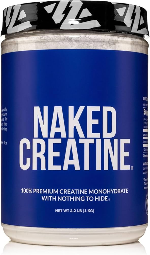 NAKED Pure Micronized Creatine Monohydrate – 200 Servings, 1,000g Bulk – Vegan, Non-GMO, Glut... | Amazon (US)