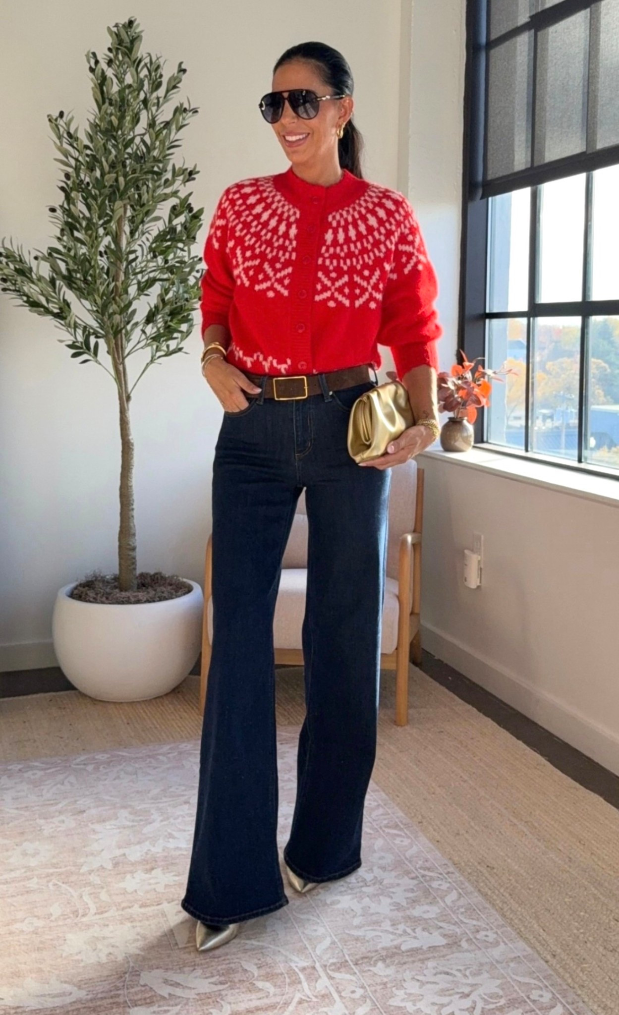 On sale 
Target is nailing the holiday and Fall/Winter trends!  These are all so soft and easy to dress up and down 
Fair Isle left- small 
Red- medium 
Camel- small 
Ralph Lauren look for less- small and oversized 
Denim- size 2 

#LTKCyberWeek