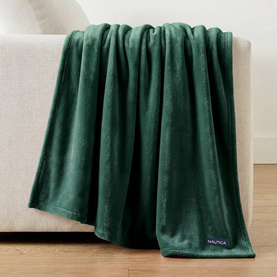 Nautica - King Blanket, Soft Plush Fleece Bedding, Ideal for Bed or Couch, Oeko-Tex Certified (So... | Amazon (US)
