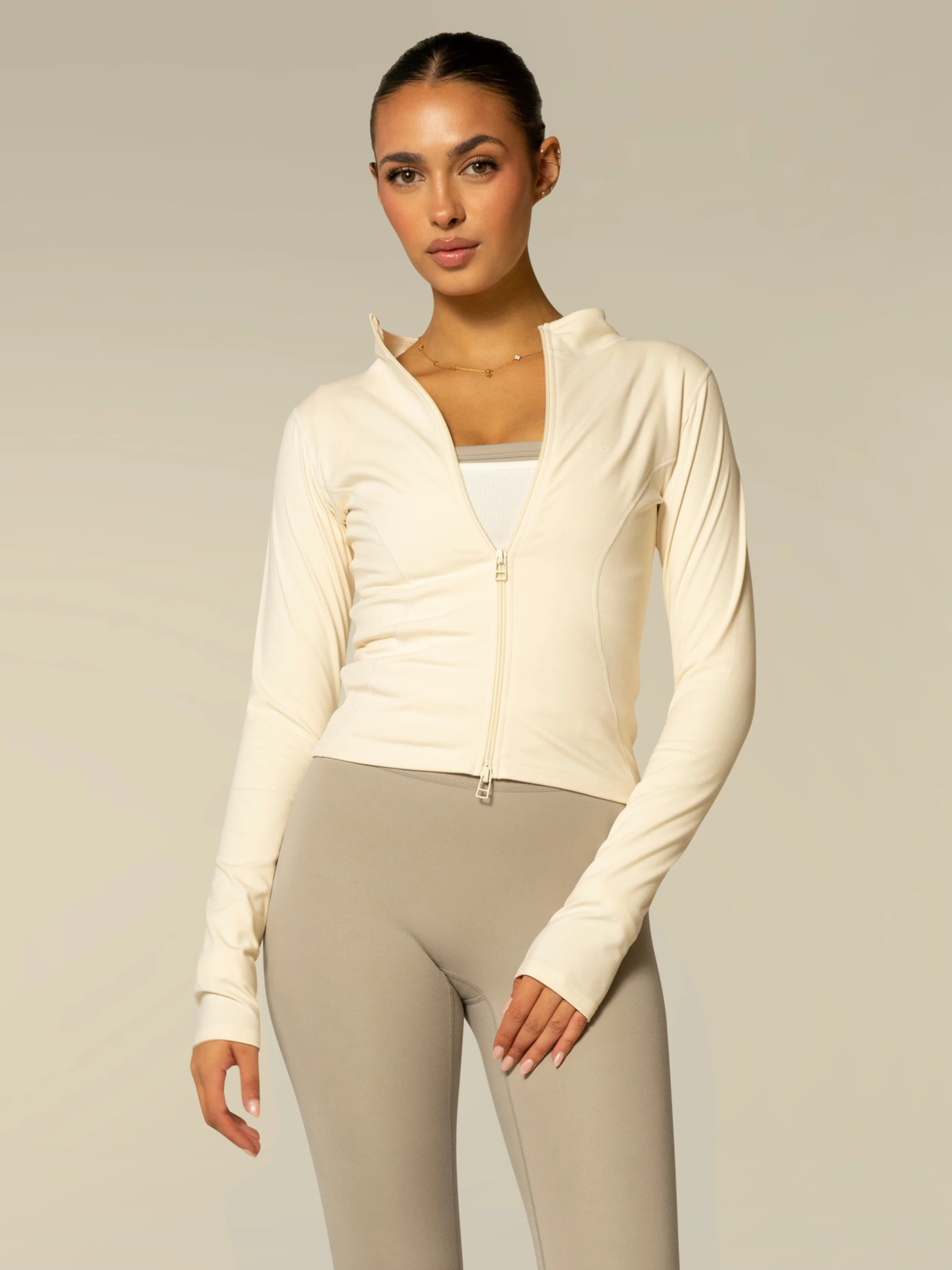 The Curve Jacket / Crème | 437