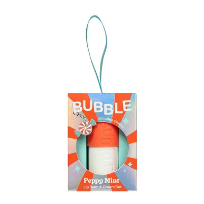 Bubble Skincare Peppy Mint Lip Balm & Charm Gift Set - 2ct | Target