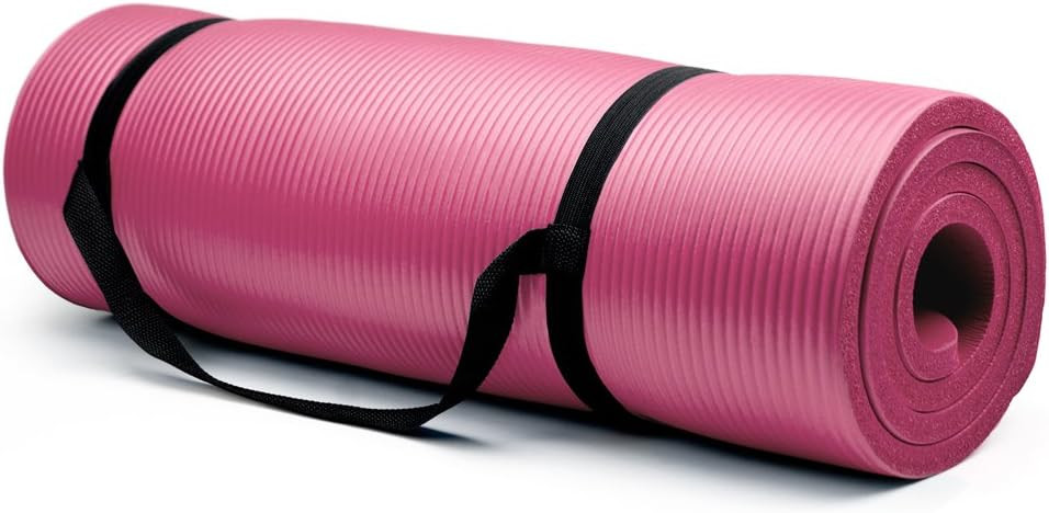 High Density Extra Thick Padded Yoga Mat - 3/4 Inch Thick! (BLUE) | Amazon (US)