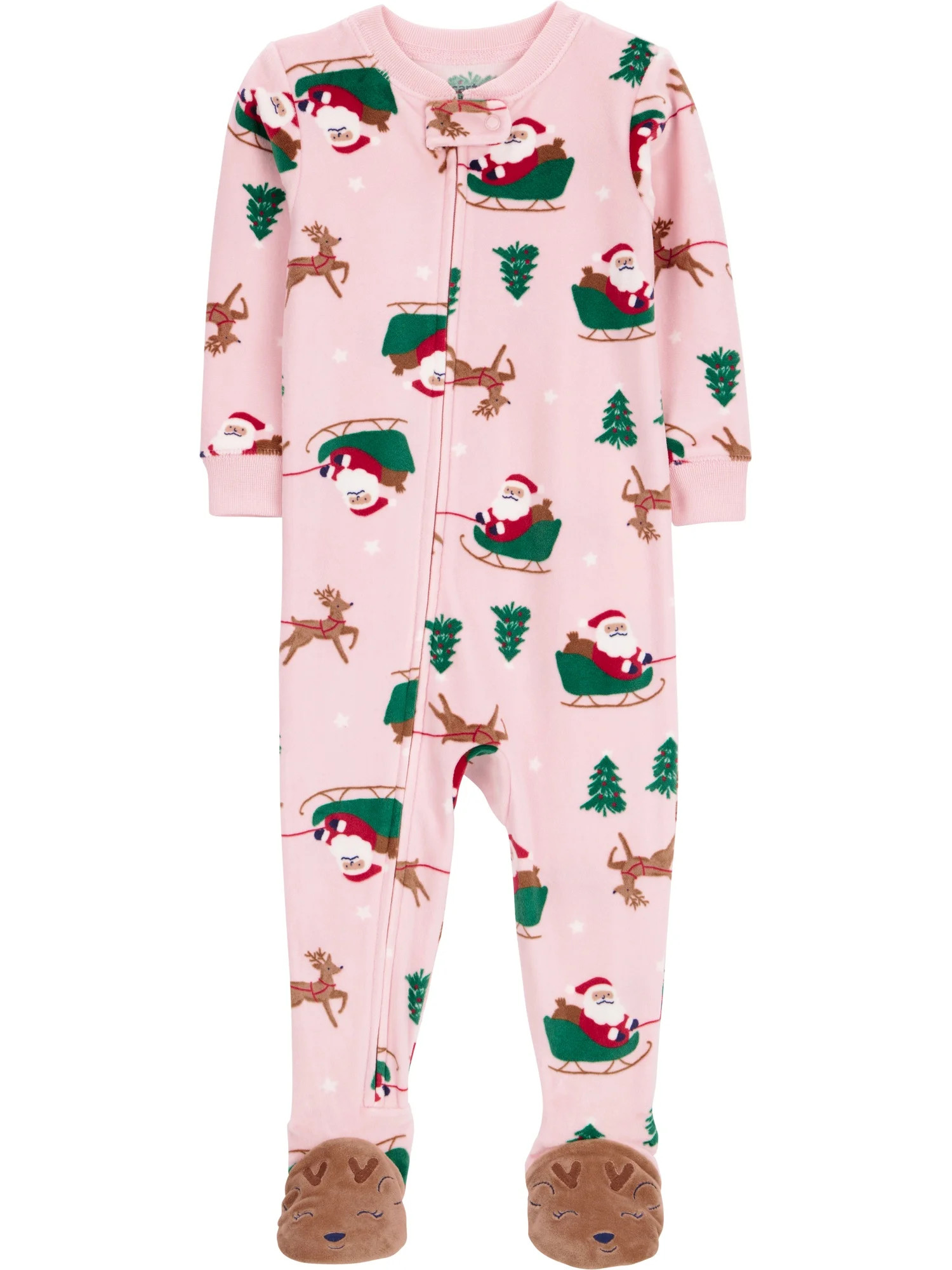 Carter's Child of Mine Baby and Toddler Cozy Pajama, One-Piece, Sizes 12M-5T | Walmart (US)