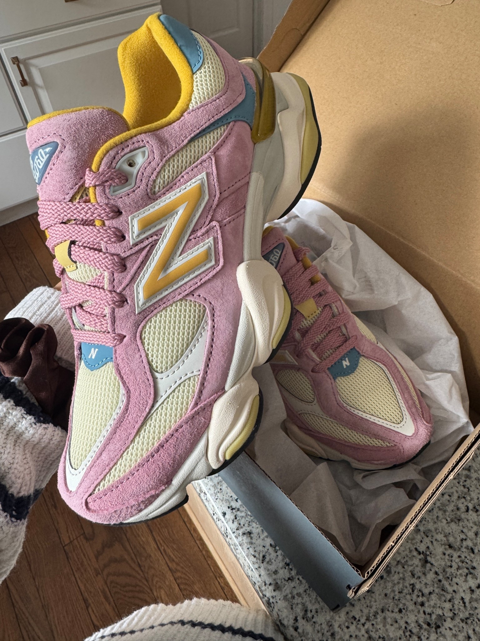 The cutest pink new balance 9060 sneakers on sale! 

#LTKStyleTip #LTKShoeCrush #LTKSaleAlert