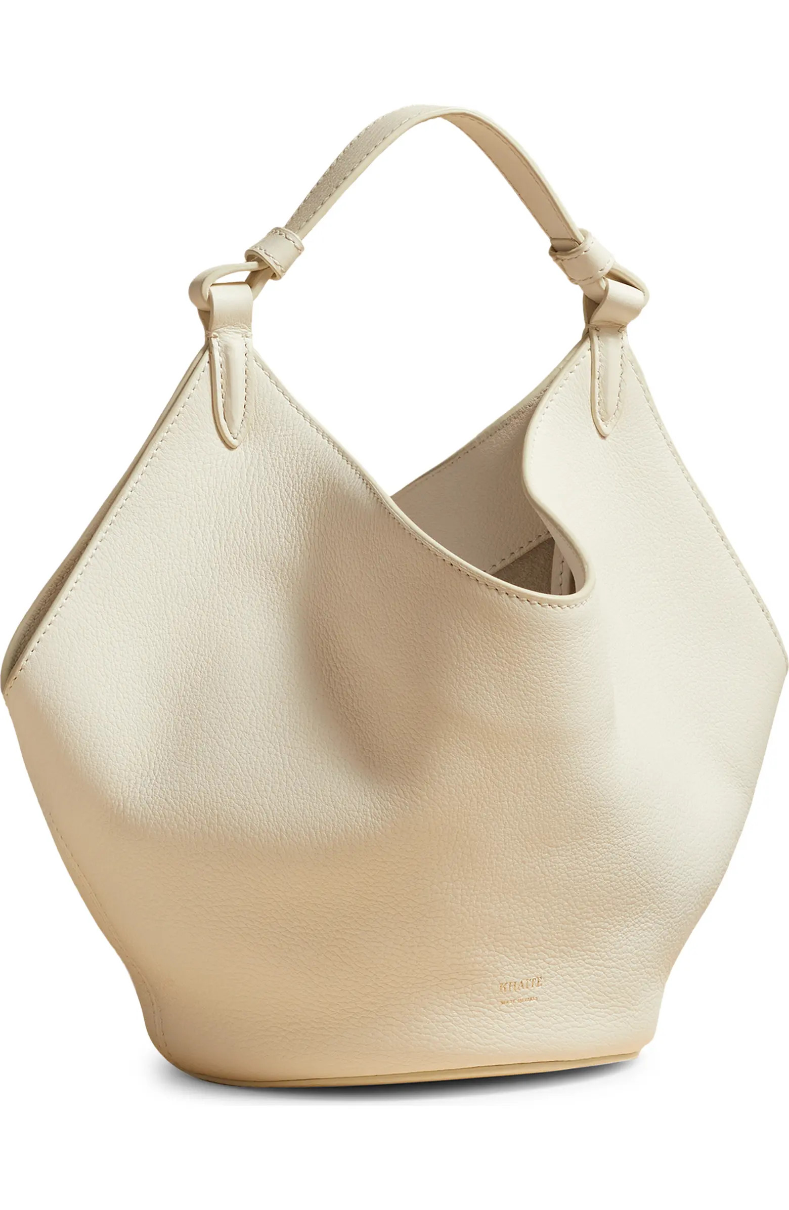 Khaite Mini Lotus Leather Top Handle Bag | Nordstrom | Nordstrom