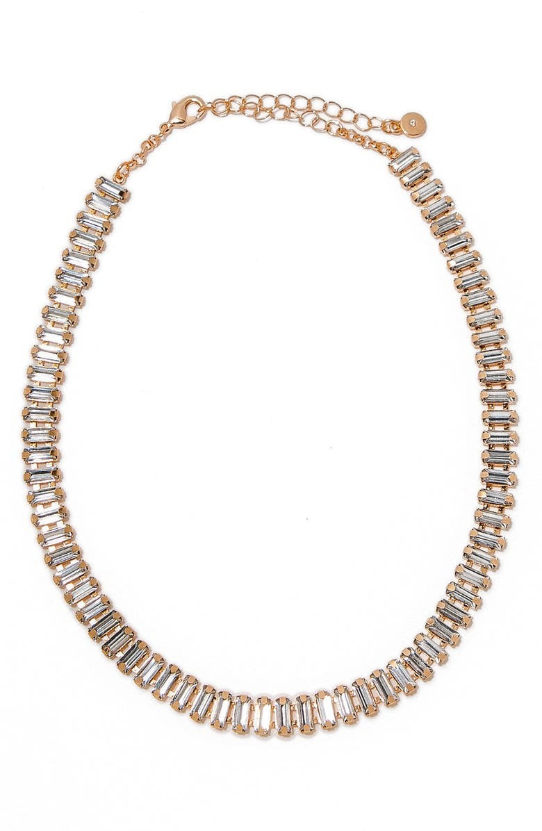 Shay Baguette Crystal Necklace | Nordstrom