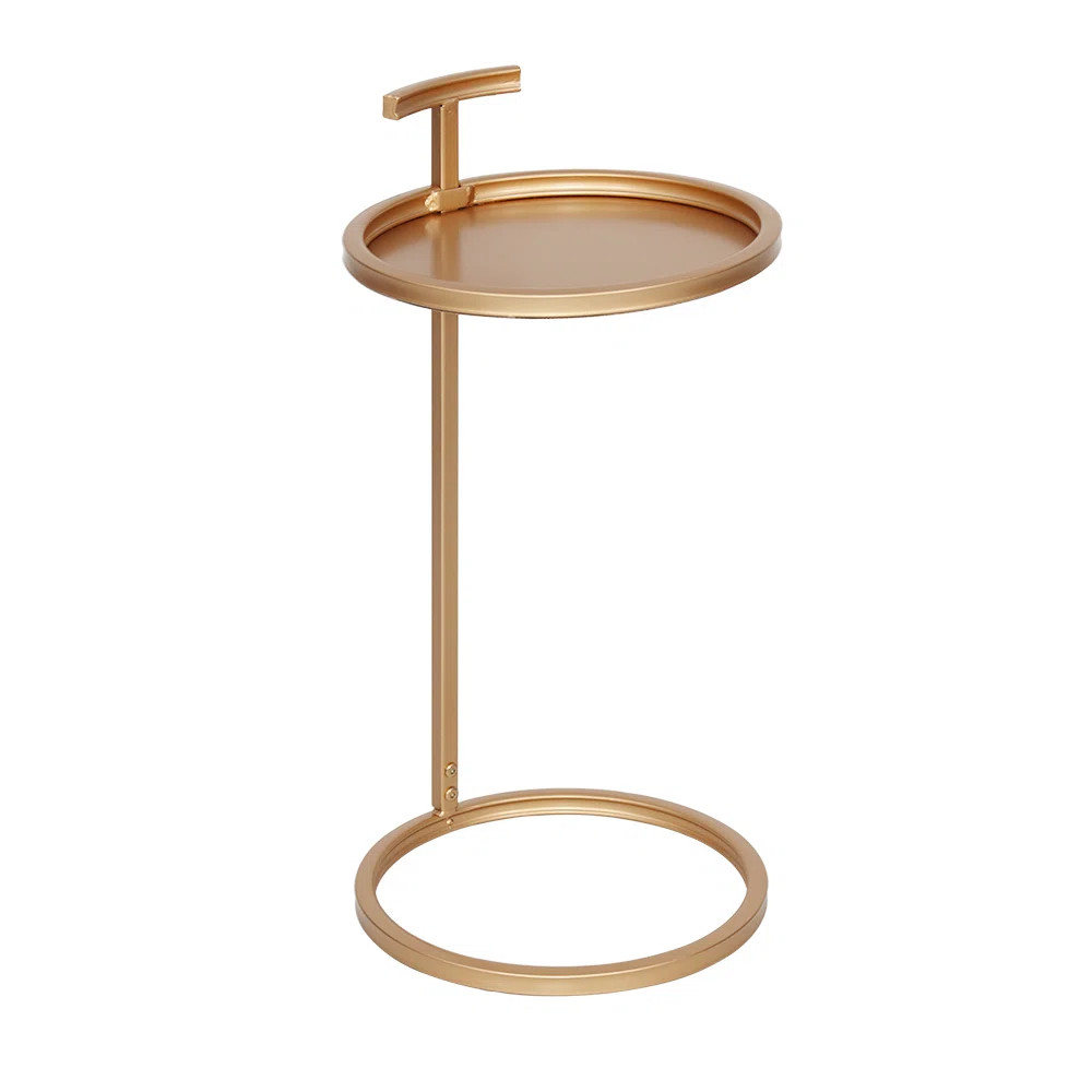 Auzie Iron Tray Top C Table End Table | Wayfair North America