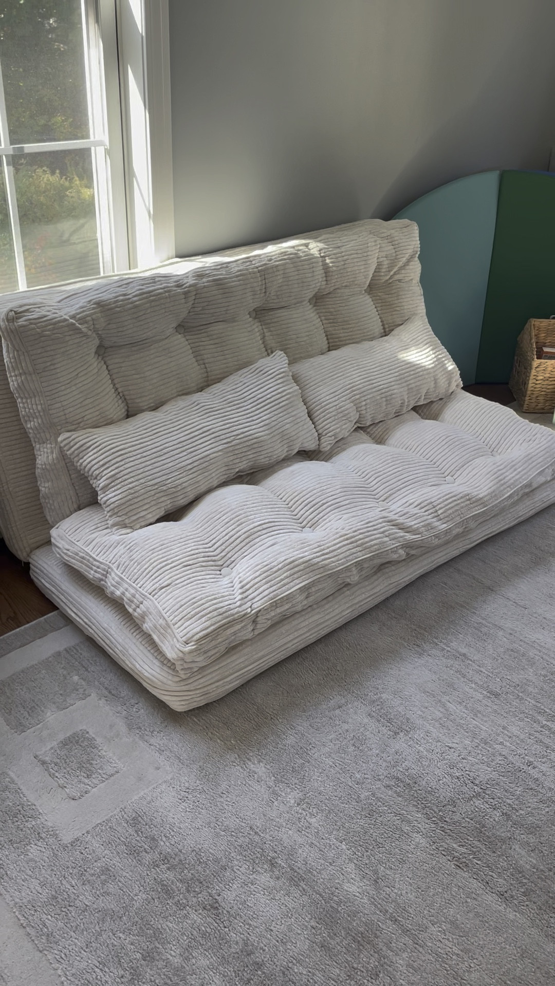 this Moroccan floor couch is the perfect playroom must have.

it’s so comfy, it pulls out to a bed. perfect for movie nights, reading books and hanging out 

this is under $250 and worth it 

#LTKStyleTip #LTKHome #LTKKids