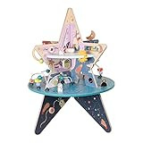 Amazon.com: Manhattan Toy Double-Decker Celestial Star Explorer Wooden Activity Center with Shape... | Amazon (US)