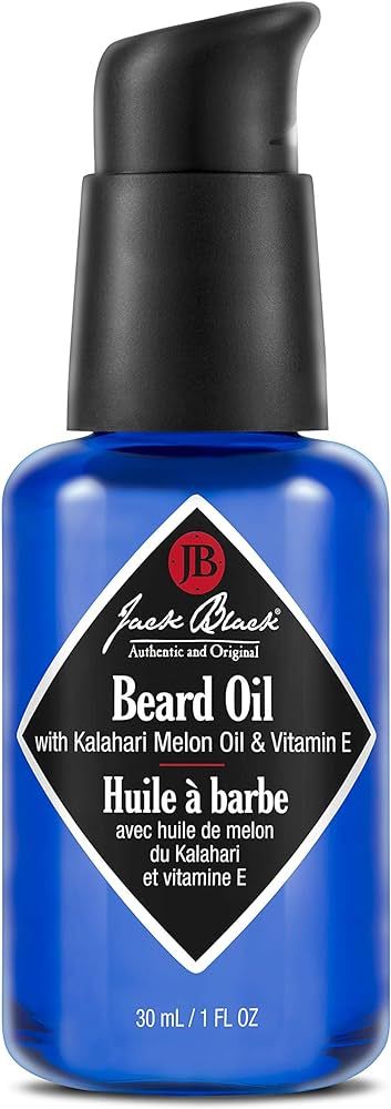 Jack Black Beard Care for Men, Kalahari Melon Oil & Vitamin E – Beard Oil for Grooming, Hydrati... | Amazon (US)