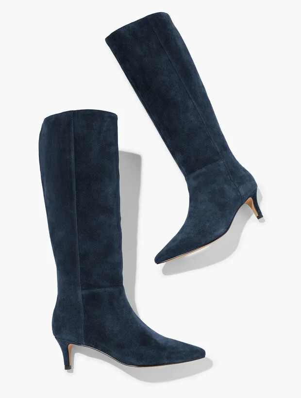 Kait Suede Tall Boots | Talbots