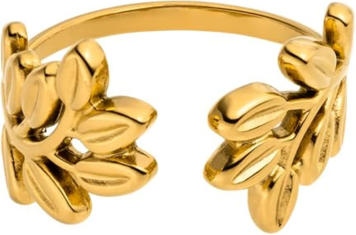 Purelei Leaf Ring - Fidget \u2013 Damenring aus langlebigem Edelstahl \u2013 Wasserfeste Ringe \u... | Amazon (DE)