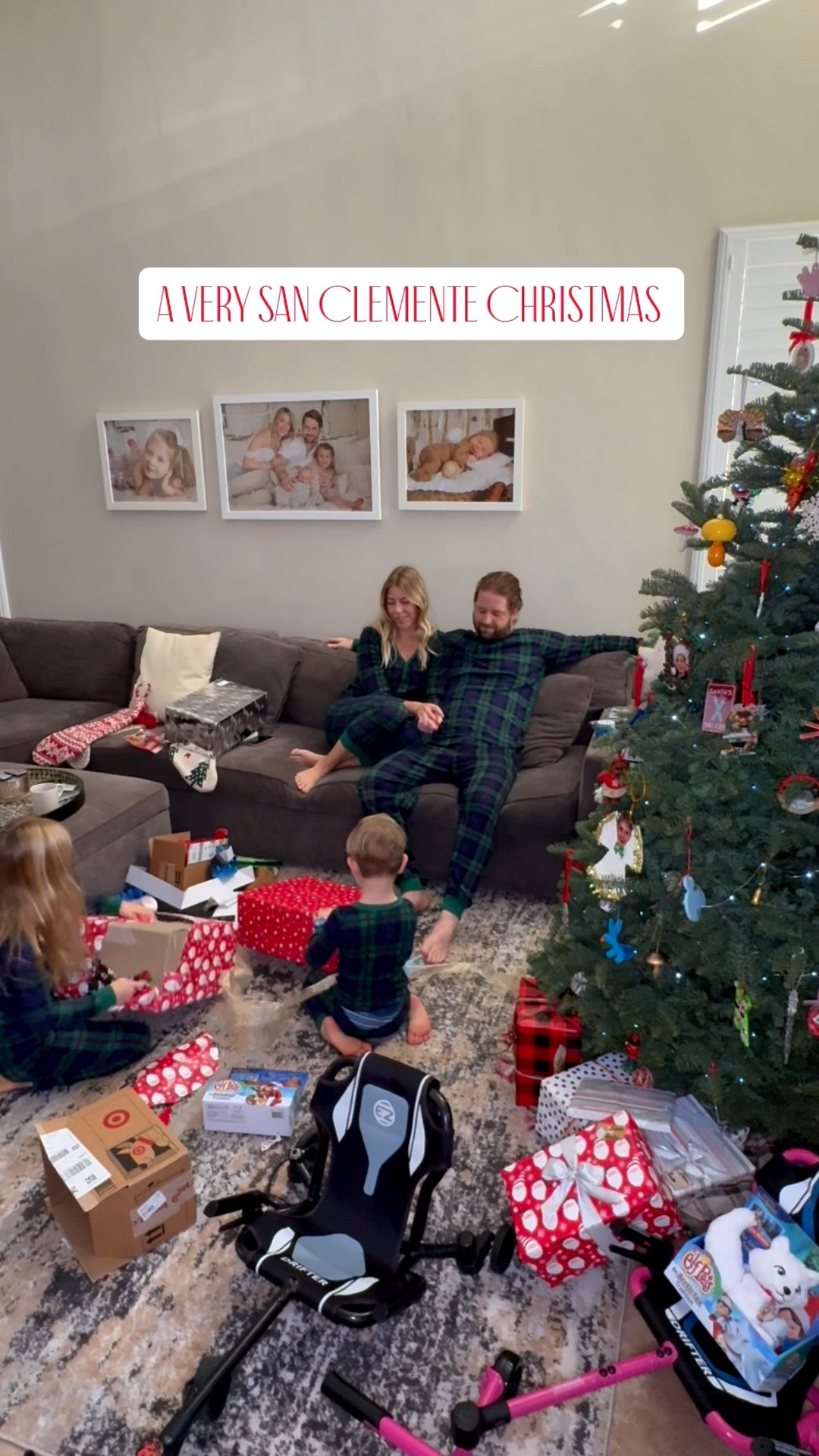 A very San Clemente Christmas DITL. Some highlights were the personalized Pottery Barn sherpa robes, matching family pjs from The Children’s Place, Haflinger wool slippers, EZYroller drifters, and Elf Pets. 



#christmas #dayinthelife #ditl #family #gifts #pajamas #matchingfamily #explorepage #fyp #foryou

#LTKKids #LTKdayinmylife #LTKHoliday