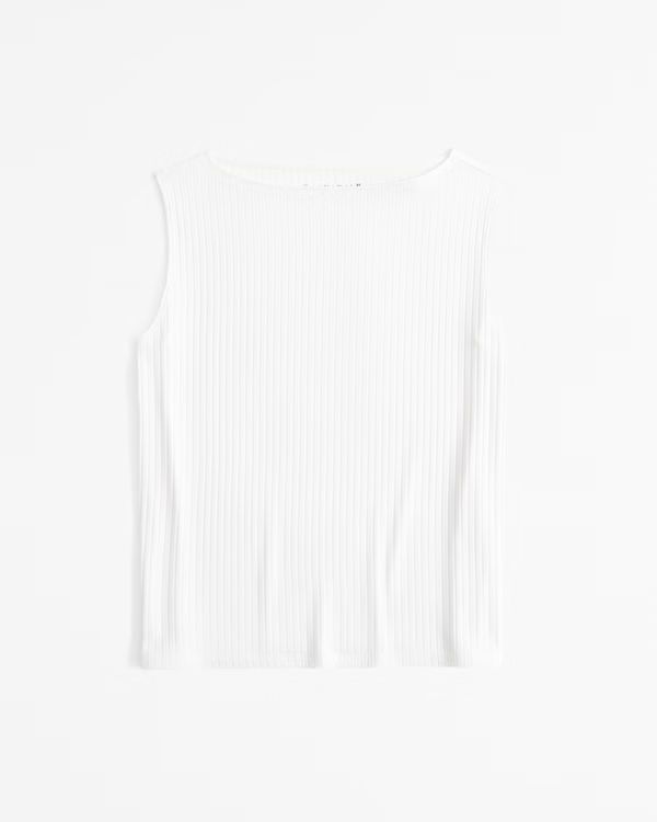 Wide Rib Slash Top | Abercrombie & Fitch (US)