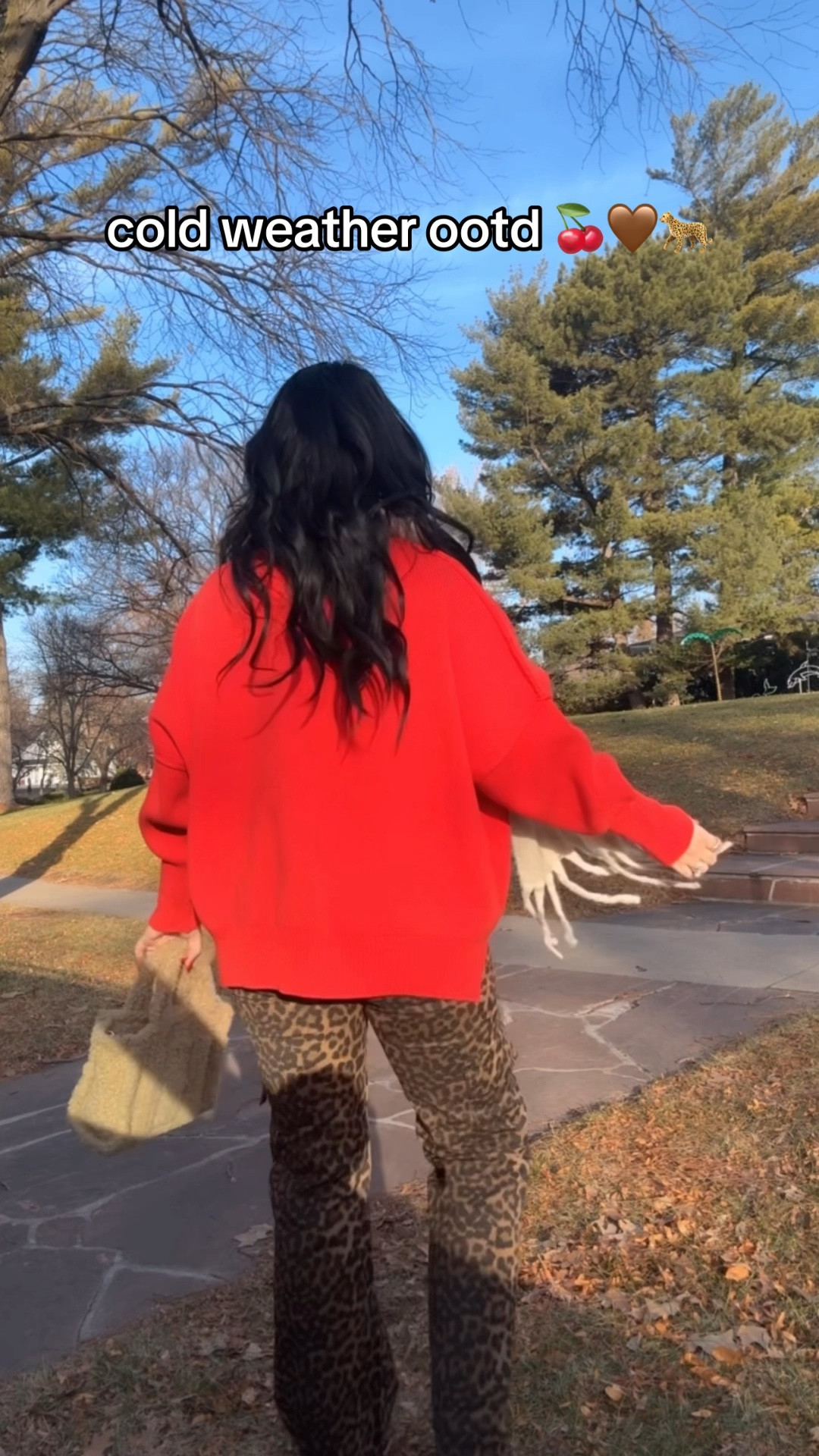 cold weather ootd 🍒

Living in these leopard pants and Christmas red sweaters in the new year 🥰

#coldweatheroutfits #coldweather #coldweatheroutfit #ootdinspo #winterfit 

#LTKFindsUnder100 #LTKWatchNow #LTKSeasonal