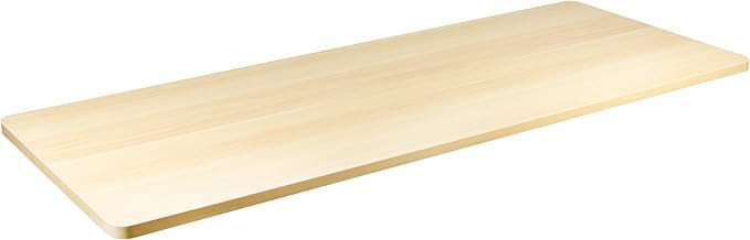 VIVO Light Wood 60 x 24 inch Universal Solid One-Piece Table Top for Standard and Sit to Stand He... | Amazon (US)