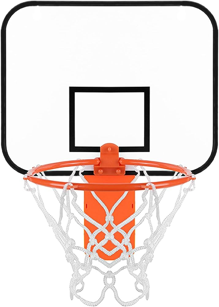 Trash Can Basketball Hoop, Mini Basketball Hoop for Wall Door Garbage Bin for Office Bedroom Bath... | Amazon (US)